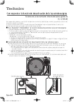 Preview for 5 page of Technics SL-1210GAE Manual