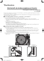 Preview for 6 page of Technics SL-1210GAE Manual