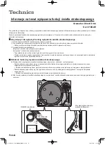 Preview for 10 page of Technics SL-1210GAE Manual