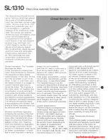 Preview for 2 page of Technics SL-1310 Operating Instructions