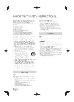 Preview for 4 page of Technics SL-15000C Owner'S Manual