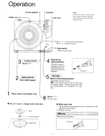 Preview for 4 page of Technics SL-BD20D Operating Instructions Manual