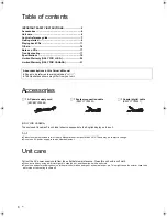 Preview for 6 page of Technics SL-C700 Owner'S Manual