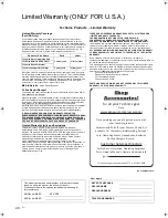 Preview for 20 page of Technics SL-C700 Owner'S Manual