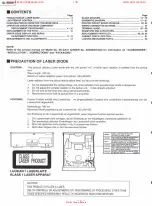 Preview for 2 page of Technics SL-ca01 Service Manual