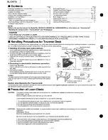 Preview for 2 page of Technics SL-CH770 Service Manual