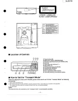 Preview for 3 page of Technics SL-CH770 Service Manual