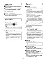 Preview for 6 page of Technics SL-D303 Operating Instructions Manual