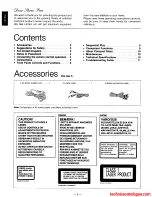 Предварительный просмотр 2 страницы Technics SL-E10 Operating Instructions Manual