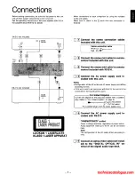 Предварительный просмотр 5 страницы Technics SL-E10 Operating Instructions Manual