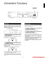 Предварительный просмотр 9 страницы Technics SL-E10 Operating Instructions Manual