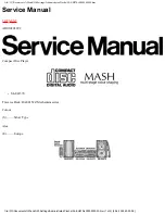 Preview for 1 page of Technics SL-EH570 Service Manual