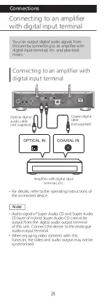 Preview for 26 page of Technics SL-G700 Operating Instructions Manual