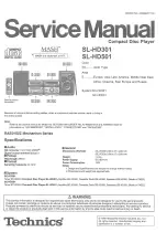 Preview for 1 page of Technics SL-HD301 Service Manual