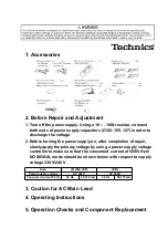 Preview for 71 page of Technics SL-HD301 Service Manual