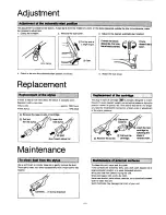 Предварительный просмотр 5 страницы Technics SL-J110R Operating Instructions Manual