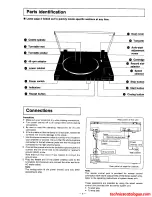 Preview for 4 page of Technics SL-L20 Series Operating Instructions Manual