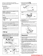 Preview for 5 page of Technics SL-L20 Series Operating Instructions Manual