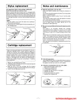 Preview for 8 page of Technics SL-L20 Series Operating Instructions Manual