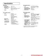 Preview for 10 page of Technics SL-L20 Series Operating Instructions Manual