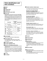 Предварительный просмотр 6 страницы Technics SL-MA1 Operating Instructions Manual