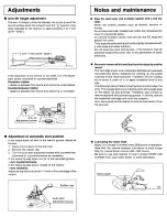 Предварительный просмотр 11 страницы Technics SL-MA1 Operating Instructions Manual