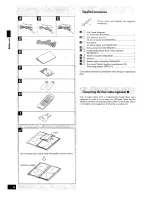 Предварительный просмотр 6 страницы Technics sl-mc410 Operating Instructions Manual