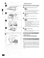 Предварительный просмотр 8 страницы Technics sl-mc410 Operating Instructions Manual