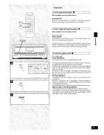 Предварительный просмотр 17 страницы Technics sl-mc410 Operating Instructions Manual