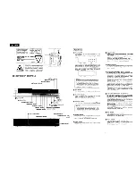 Preview for 4 page of Technics SL-P1 Service Manual