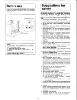 Preview for 3 page of Technics SL-P1200 Operating Instructions Manual