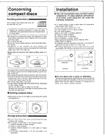 Preview for 4 page of Technics SL-P1200 Operating Instructions Manual