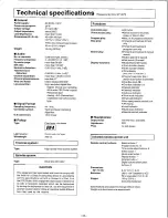 Preview for 25 page of Technics SL-P1200 Operating Instructions Manual