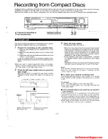 Preview for 15 page of Technics SL-P477A Operating Instruction