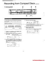 Preview for 16 page of Technics SL-P477A Operating Instruction