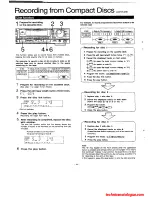 Preview for 18 page of Technics SL-P477A Operating Instruction