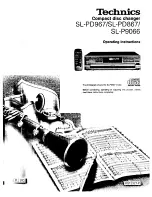 Technics SL-P9066 Operating Instructions Manual preview