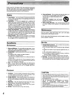 Предварительный просмотр 4 страницы Technics SL-P9066 Operating Instructions Manual