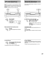 Предварительный просмотр 13 страницы Technics SL-P9066 Operating Instructions Manual