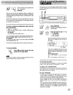 Предварительный просмотр 17 страницы Technics SL-P9066 Operating Instructions Manual