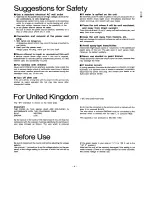 Preview for 3 page of Technics SL-P999 Operating Instructions Manual