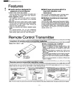 Preview for 4 page of Technics SL-P999 Operating Instructions Manual