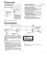 Preview for 5 page of Technics SL-P999 Operating Instructions Manual