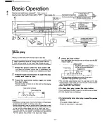 Preview for 8 page of Technics SL-P999 Operating Instructions Manual