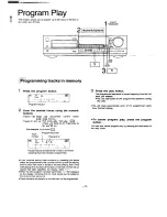 Preview for 12 page of Technics SL-P999 Operating Instructions Manual