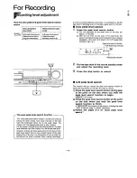 Preview for 15 page of Technics SL-P999 Operating Instructions Manual