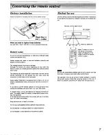 Preview for 7 page of Technics SL-PD1000 Operating Instructions Manual