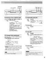 Preview for 9 page of Technics SL-PD1000 Operating Instructions Manual