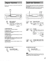 Preview for 17 page of Technics SL-PD1000 Operating Instructions Manual