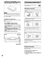 Preview for 22 page of Technics SL-PD1000 Operating Instructions Manual